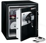 SentrySafe QE4531 Fire-Safe Water-Resistant Safe with USB-Powered Connectivity, 1.2 Cubic Feet, Black