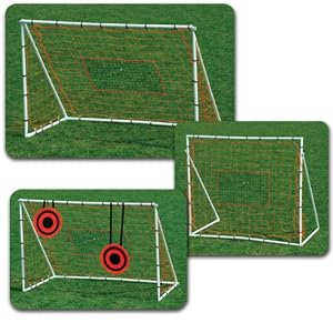 Buy Champro 3-In-1 Soccer Training Goals WHITE 6 X 4 GOAL