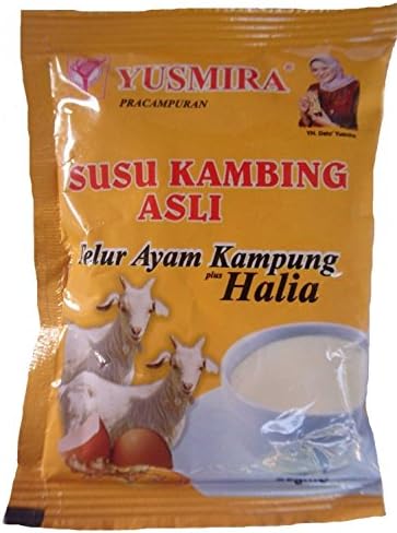 Yusmira Goat Milk Powder + Natural Egg White Protein, 0.8 oz (20 Sachets)