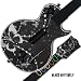 GUITAR HERO 3 III Faceplate Skin Skins for PS3 Xbox 360 Les Paul - Black Butterfly