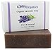 Organic Soap with Exfoliating Mesh Soap Saver, Pure and Natural, Use as Body, Face and Shaving Soap, 4 Ounce Bar, Luxurious Lather and Aromatherapy by Oxley Health (Lavender)