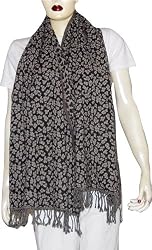 Scarf Stoles Wool for Womens India 23 x 66 inches (jstl245)