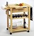 Kitchen & Housewares : Winsome Wood Kitchen Cart, Natural