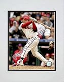 Carlos Ruiz 2008 Batting Action Double Matted 8O x 10O Photograph (Unframed)