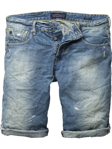 Scotch & Soda Herren Short 12050187202 - SNATCH SHORT--SURF \'N TURF, Gr. 33 (33), Blau (4 Preisvergleich