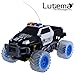 Lutema Police Pickup 4CH Remote Control Truck, Black & White, One Size