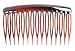 Lady Jayne Hair Accessories 4 Shell Side Combs Medium