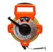 Lufkin PS1708 1/2 inch x 200 feet Pro Series Hi-Viz Orange Open Reel Linear Fiberglass Tape