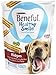 Purina Beneful Healthy Smile Dental Dog Snacks - For Large Dogs - Ridges With Savory Meaty Middle Accented With Parsley - 7 Treats Per Package - Pack of 2