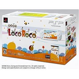 PSP 「プレイステーション・ポータブル」LocoRoco 得得パック(セラミック・ホワイト) 特典 オリジナルクリーナー付き