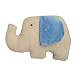 Simply Fido Organic Plush Hemp 6-Inch Pet Toy, Eddy Elephant
