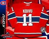 Saku Koivu Montreal Canadiens Red Reebok Premier Jersey - NHL Replica Adult Jerseys