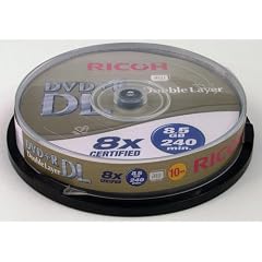 Ricoh DVD+R Double Layer 8x Speed 10er Spindel DVD-Rohlinge