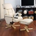Fernsehsessel mit Massagefunktion beige