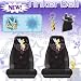 5 Pc Car Accessories- Tinkerbell Fearless Flirt Car Seat Covers Sundshade, Keychain and Air Vent Pocket Pouch