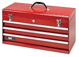 SK 86112 21-Inch Wide by 8-3/4-Inch Deep by 12-Inch High Red 3 Drawer Tool Chest