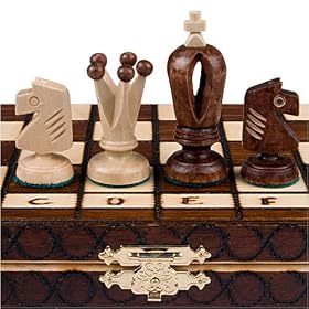 ''Royal 30'' European Wood International Chess Set by Sunrise Handicrafts