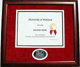 Alabama Crimson Tide Deluxe Diploma Frame With Suede Mat