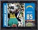 Antonio Gates San Diego Chargers 8x10 Color Plaque