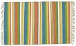 100% Cotton Flat Weave Rug Striped 2 X 3