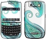 Azure Design Protective Decal Skin Sticker for Blackberry Curve 8900 Cell Phones