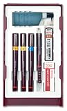 Rotring Isograph College Set with 3 Pens 0.25/0.35/0.5mm 1 Mechanical Pencil 0.5mm Ref S0699380