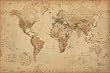 ポスター 世界地図/アンティーク GN-0430