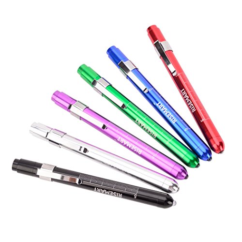 Risemart reusable led penlight with pupil gauge 2016 up…