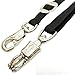 Intrepid International Durable and Secure Nylon Cross Ties, Adjustable 40-75 inches, Crossties for Horses, Horse Tie Down with Panic and Breakaway Snap, Attaches to Halter, Black
