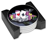 Michael Godard - Bullets Ceramic Drink Coaster Set