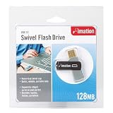 128MB USB 2.0 Swivel Flash Drv Blue