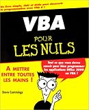 VBA pour les nuls. A mettre en toutes les mains !
