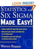 Statistics for Six Sigma Made Easy