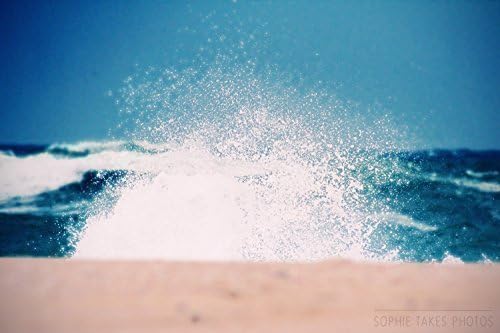 Abstract Photography - 'Splash' - Ocean Fine Art Nature and Landscape Photography Print by Sophie Takes Photos
