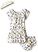 Rosie Pope Baby Girls' 3 Piece Printed Jersey Dress with Matching Diaper Cover