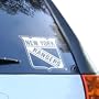 New York Rangers 8" x 8" White Decal Logo