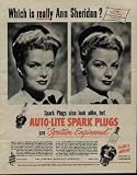 Which is really Ann Sheridan? Score yourself 10% if you picked the girl at the right as the real Ann Sheridan, beautiful and talented actress soon to be seen in Warner Bros.' thrilling new hit 
