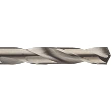 Cleveland 2133 Style Cobalt Steel Short Length Drill Bit, Bronze Oxide, Round Shank, 135 Degree Split Point
