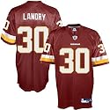 Reebok Washington Redskins #30 LaRon Landry Red Replica Football Jersey