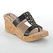 Mudd Annotto Platform Wedge Sandals
