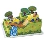 Dora and Diego Safari Party Cake Topper Set