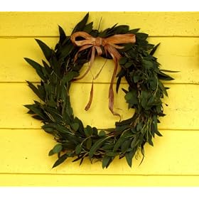 Hand-made Fresh Eucalyptus Wreath- 12-13 Inches