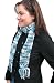 Handmade Lightweight Scarf - Blue Snowflakes (Extra Long) [Apparel]