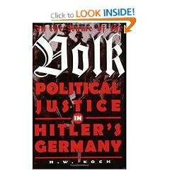 In the Name of the Volk: Political Justice in Hitler's Germany