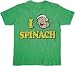 Popeye I Love Spinach Green T-shirt Tee