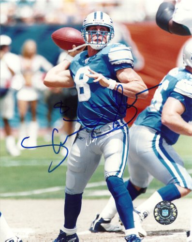 MIKE MCMAHON,DETROIT LIONS,RUGERS,SIGNED,AUTOGRAPHED,8X10 PHOTO,COA, RARE HARD PHOTO TO FIND