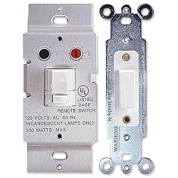 X-10 Powerhouse PLW02-W 3-Way Wall Switch Dimmer Module, WHITE