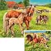 Ravensburger 09037 Auf der Pferdeweide, 2 x 20 Teile Puzzle