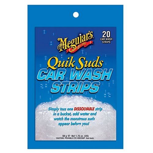 Meguiars G11920 Quik Suds Toss N Wash Carwash Strip 20 sheets pack of 6