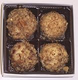Scott's Cakes Pecan White Chocolate Truffles 4 Pack Box